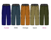 peace cargo pants color