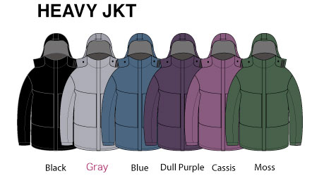 heavy jacket color