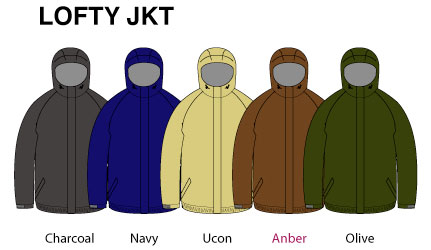 lofty jacket color