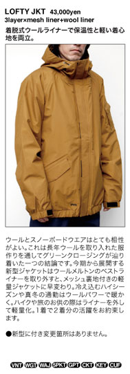lofty jacket details