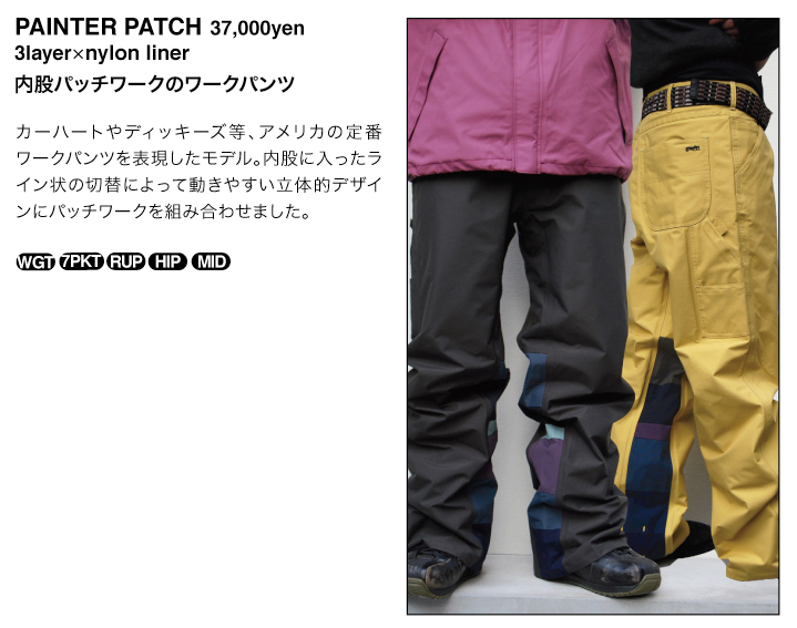 painter pants detail