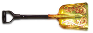 custom shovel painted by shakin'